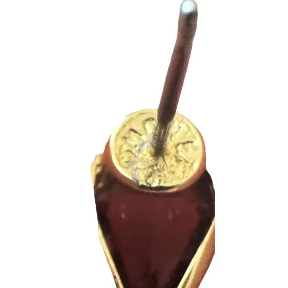 Monet Amethyst Quadruple Teardrop Dangle Earrings With Gold Setting Vintage - Picture 9 of 11